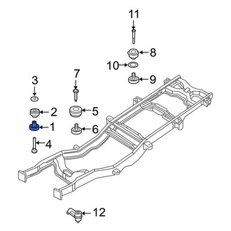 Ford OE - Upper Body Mount Cushion