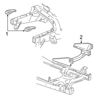 Ford OE - Frame - Tow Hook & Hitch (Cab & Chassis - Crew Cab / Cab & Chassis - Conventional)