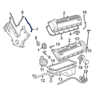 Ford OE - Right Engine Timing Cover Gasket