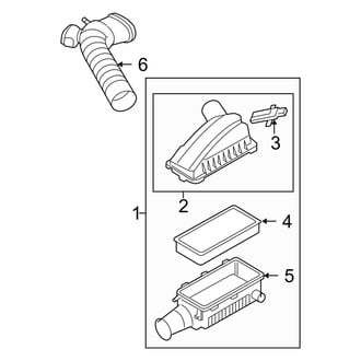 Ford OE - Engine - Air Intake (Cab & Chassis - Crew Cab / Cab & Chassis - Conventional 6.8L)