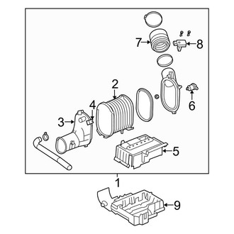 Ford OE - Engine - Air Intake (Cab & Chassis - Crew Cab / Cab & Chassis - Conventional 6.0L)