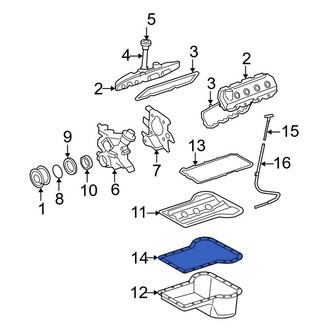 Ford OE - Lower Engine Oil Pan Gasket