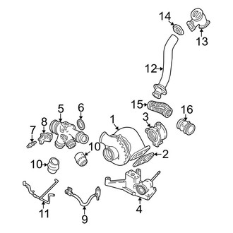 Ford OE - Engine - Turbocharger & Components (7.3L)