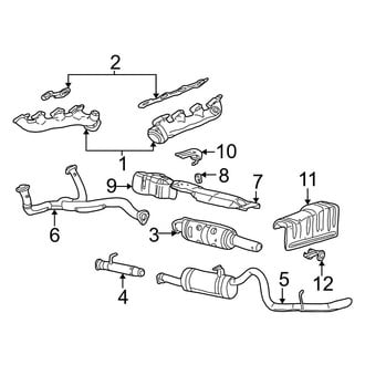 Ford OE - Exhaust System - Exhaust Components
