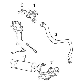 Ford OE - Emission System - Emission Components (Cab & Chassis - Crew Cab 6.8L)