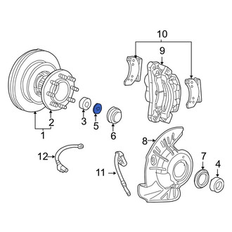 Ford OE - Axle Nut Washer