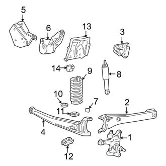 Ford OE - Front Suspension - Suspension Components (Twin I Beam), (4 X 2)