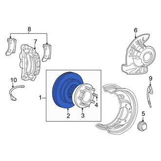 Ford OE - Front Disc Brake Rotor