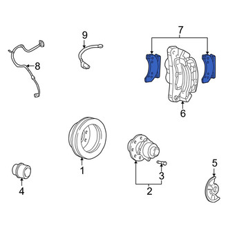 Ford OE - Front Disc Brake Pad Set