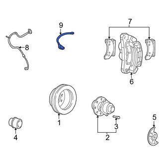 Ford OE - Front Right ABS Wheel Speed Sensor