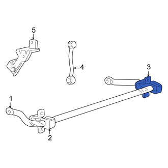 Ford OE - Front Suspension Stabilizer Bar Bracket