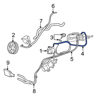 Ford OE - Power Steering Return Hose