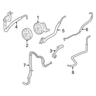Ford OE - Steering Gear & Linkage - Pump & Hoses (Cab & Chassis - Crew Cab / Cab & Chassis - Conventional 6.0L)
