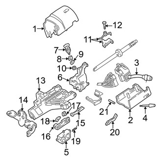 Ford OE - Steering Column - Shroud, Switches & Levers