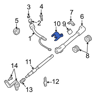 Ford OE - Automatic Transmission Parking Pawl Shaft