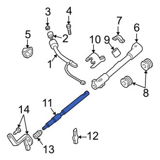 Ford OE - Steering Shaft