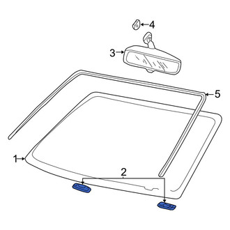 Ford OE - Windshield Spacer