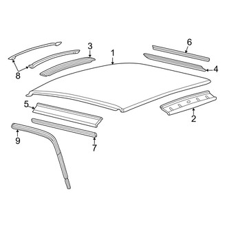 Ford OE - Cab - Roof & Components (SuperCab)