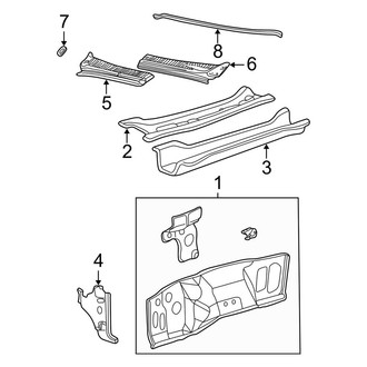 Ford OE - Cab - Cowl (SuperCab)