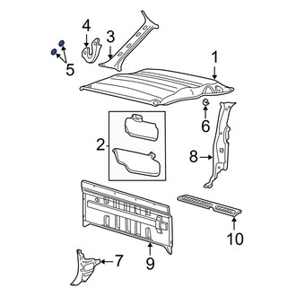Ford OE - Interior Grab Bar Cap
