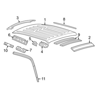 Ford OE - Cab - Roof & Components (Cab & Chassis - Crew Cab)