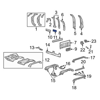Ford OE - Rear Left Outer Rocker Panel