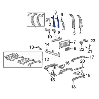 Ford OE - Left Body B-Pillar