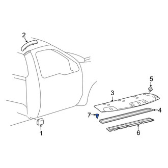 Ford OE - Sun Visor Rivet
