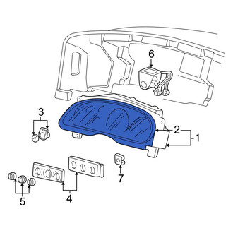 Ford OE - Instrument Panel Lens