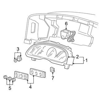 Ford OE - Instrument Panel - Cluster & Switches