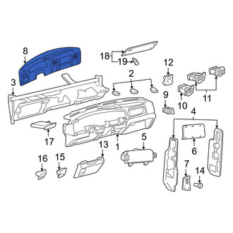 Ford OE - Instrument Cluster Bezel