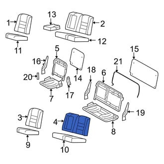 Ford OE - Rear Left Seat Back Frame