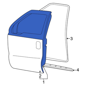 Ford OE - Front Right Door Shell