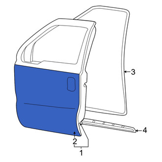 Ford OE - Front Left Outer Door Outer Panel