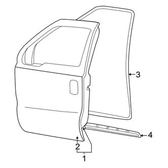 Ford OE - Front Door - Door & Components