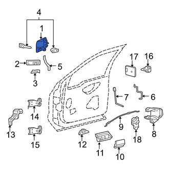 Ford OE - Front Left Outer Exterior Door Handle
