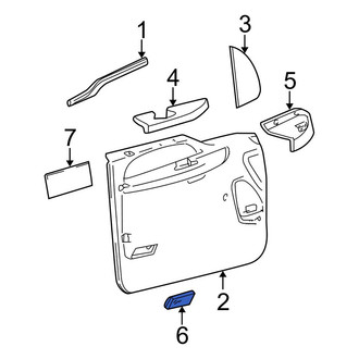 Ford OE - Front Door Interior Reflector
