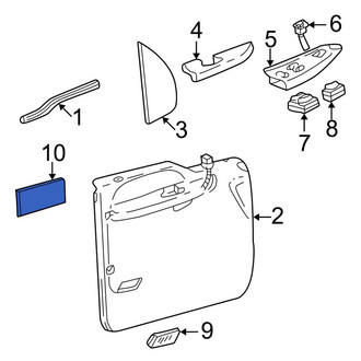 Ford OE - Front Door Panel Insulation