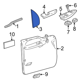 Ford OE - Front Left Door Trim Molding