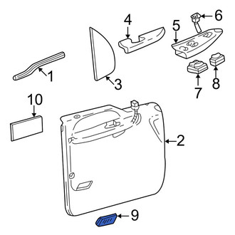 Ford OE - Front Door Interior Reflector