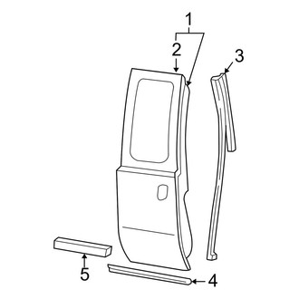 Ford OE - Rear Door - Door & Components (SuperCab)