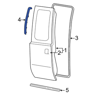 Ford OE - Rear Right Outer Door Seal