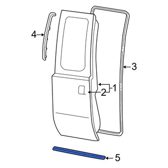 Ford OE - Rear Lower Door Seal