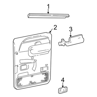 Ford OE - Rear Door - Interior Trim (Cab & Chassis - Crew Cab)