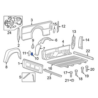 Ford OE - Rear Tie Down Hook