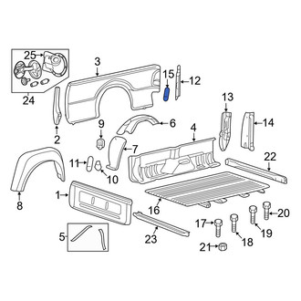Ford OE - Tailgate Hinge Bracket