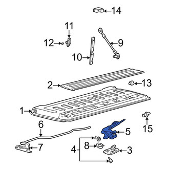 Ford OE - Rear Tailgate Latch