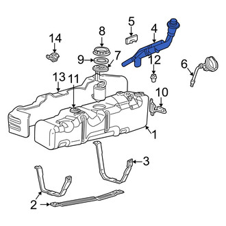Ford OE - Fuel Tank Filler Neck