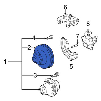 Ford OE - Rear Disc Brake Rotor
