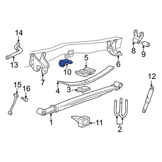 Ford OE - Front Leaf Spring Bracket
